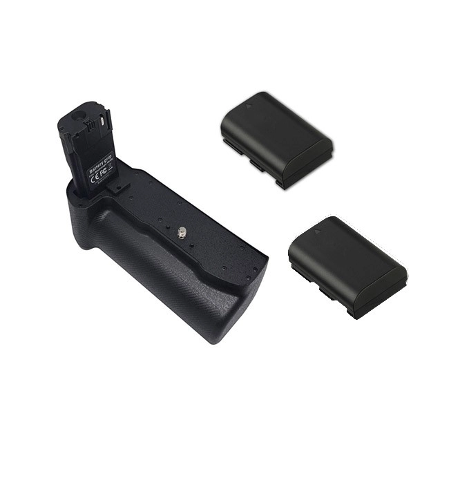 Kit Battery Grip HM + 2 Baterias LP-E6 para Blackmagic