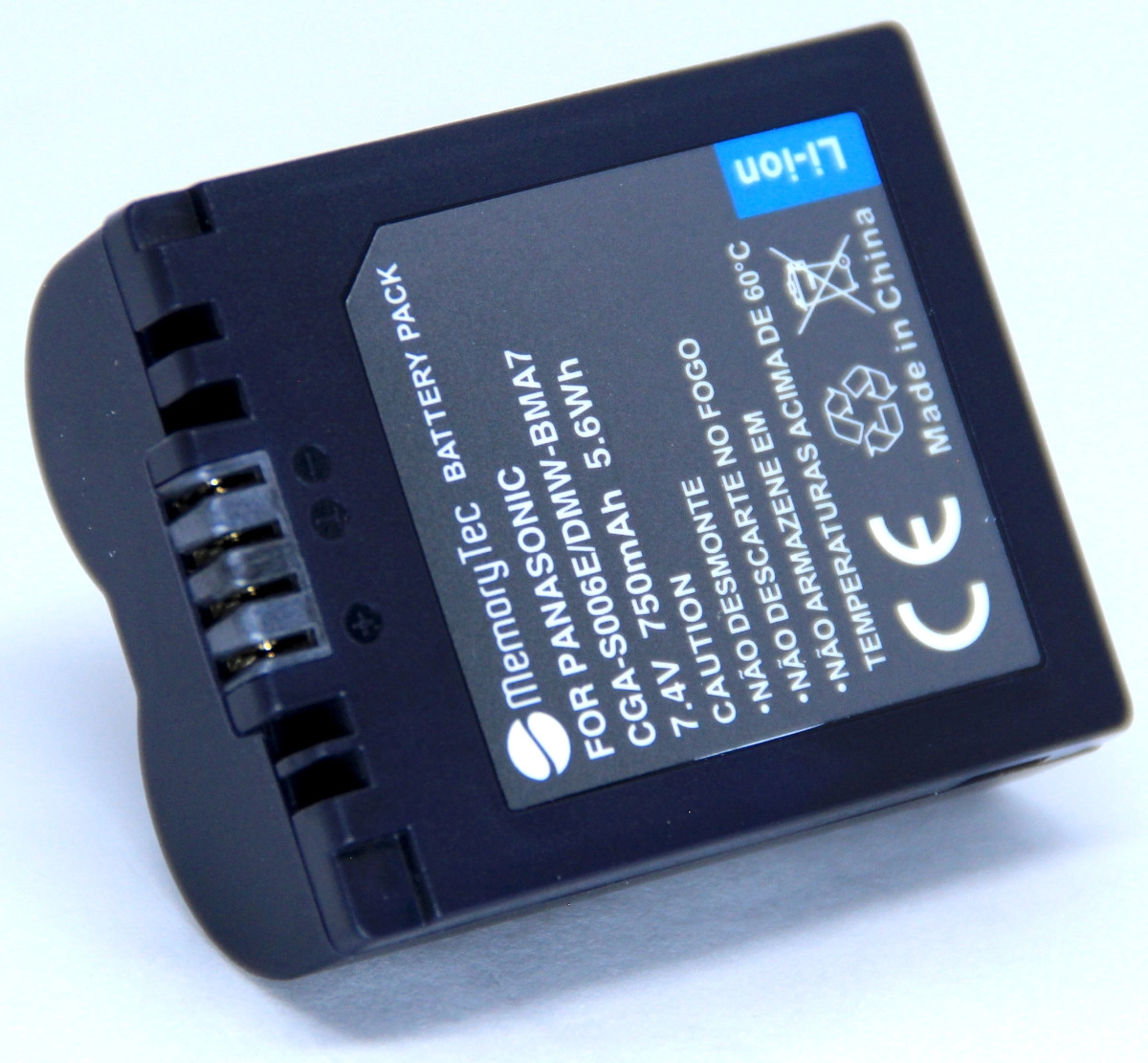 Kit 1 Bateria CGA-S006 + Carregador para Panasonic