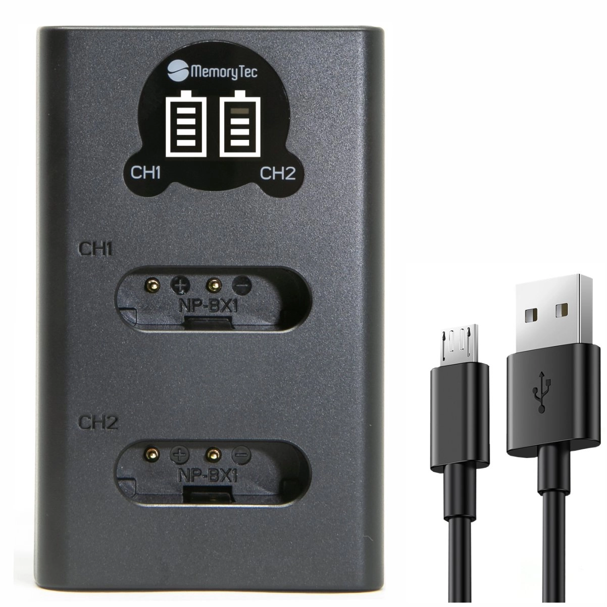 DL Carregador Duplo NP-BX1 para Sony