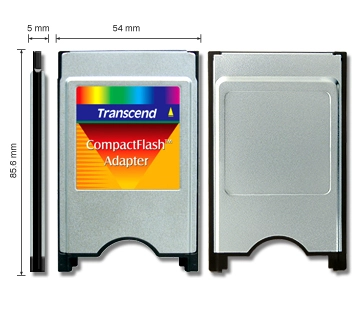 ADAPTADOR TRANSCEND CF PCMCIA TS0MCF2PC
