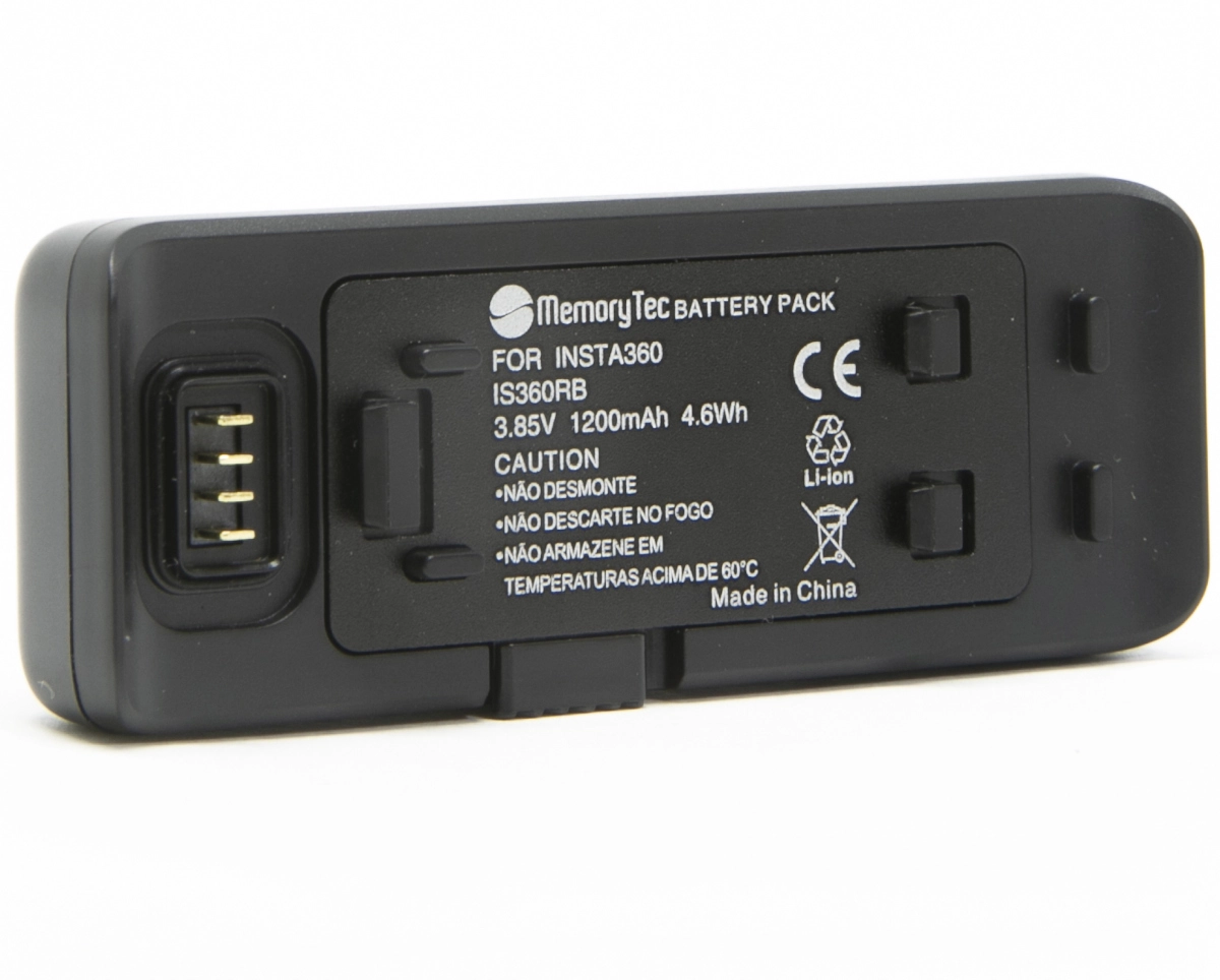 Kit 4 Baterias IS360RB + Carregador Duplo para INSTA360 One R Action Kit 4 Baterias IS360RB + Carregador Duplo para INSTA360 One R Action