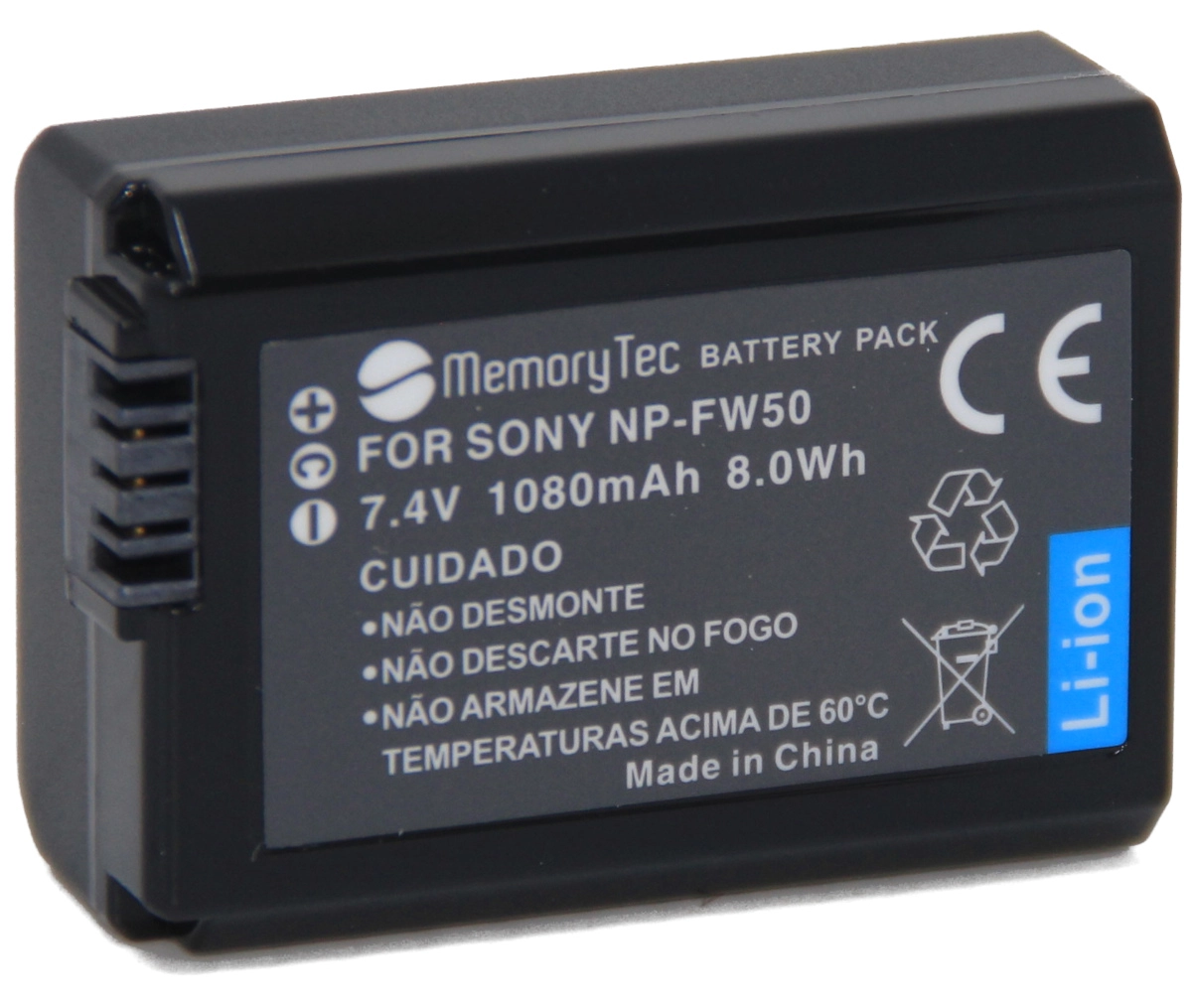 Kit 4 Baterias NP-FW50 + 1 Carregador Duplo DL para Sony