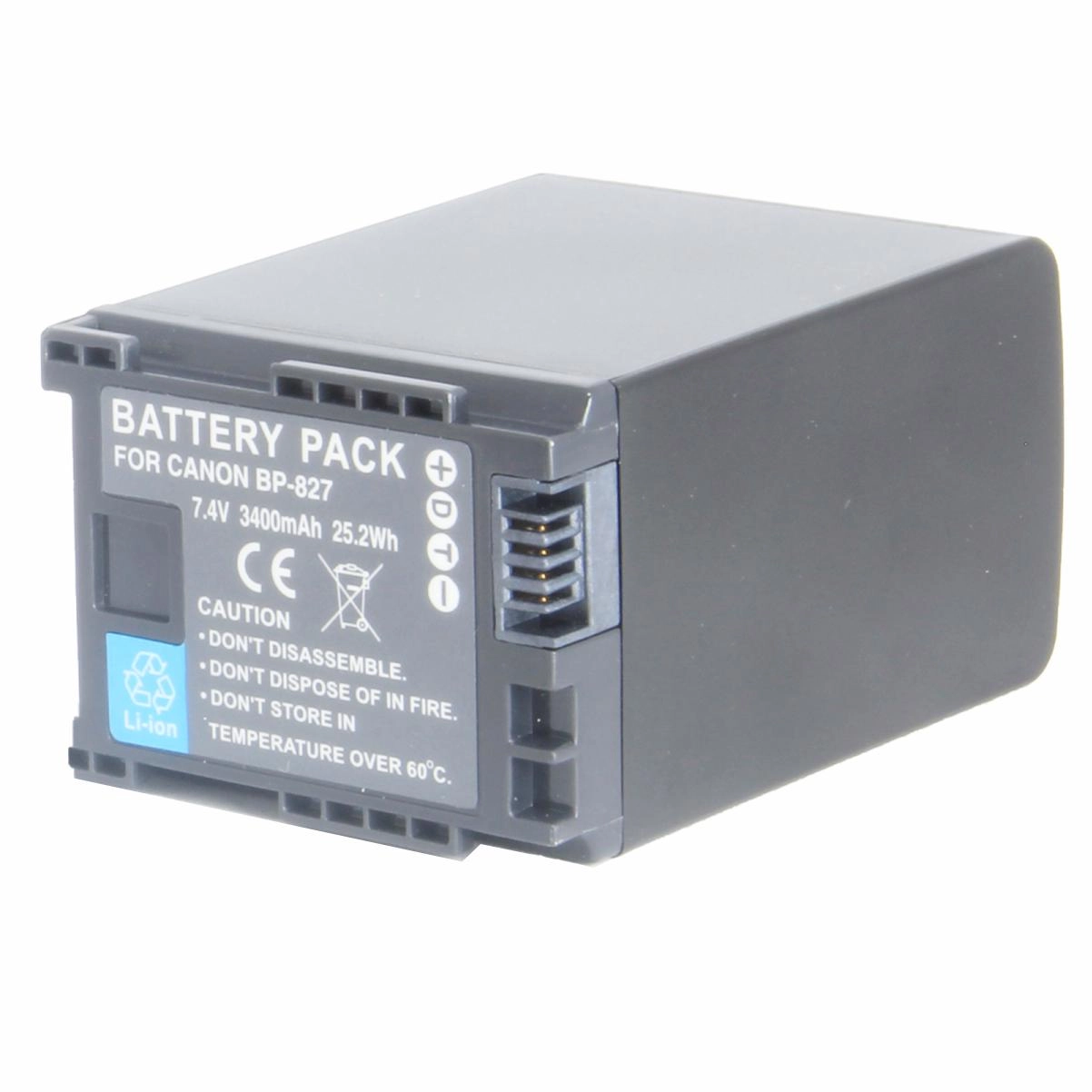 Kit 2 Baterias BP-827 para Canon