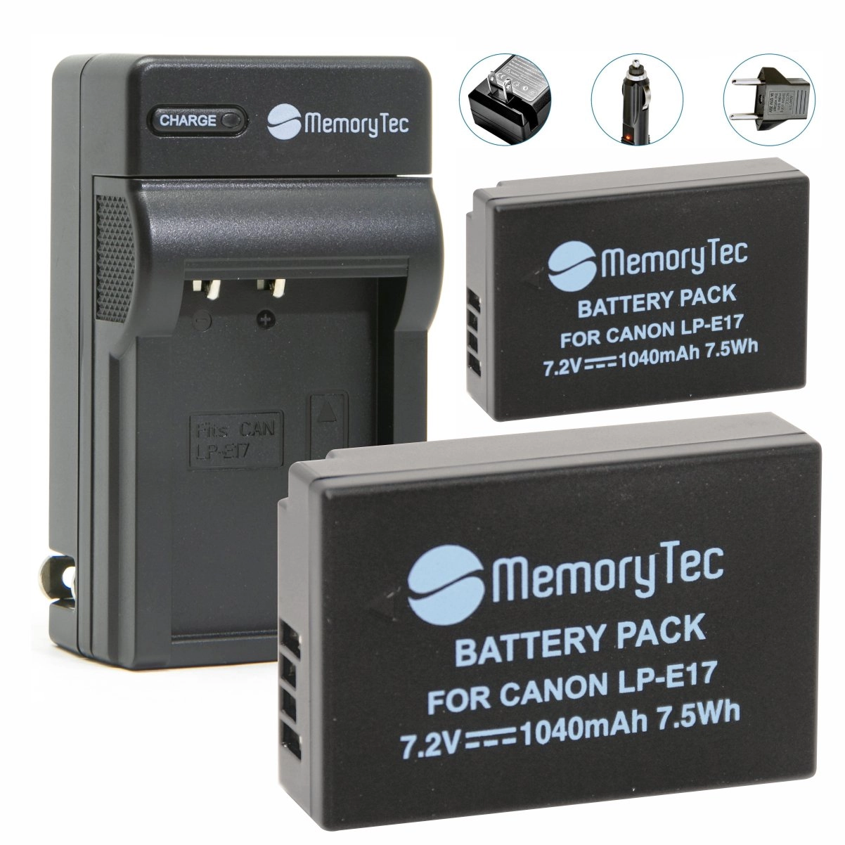 Kit 2 Baterias LP-E17 + Carregador para Canon
