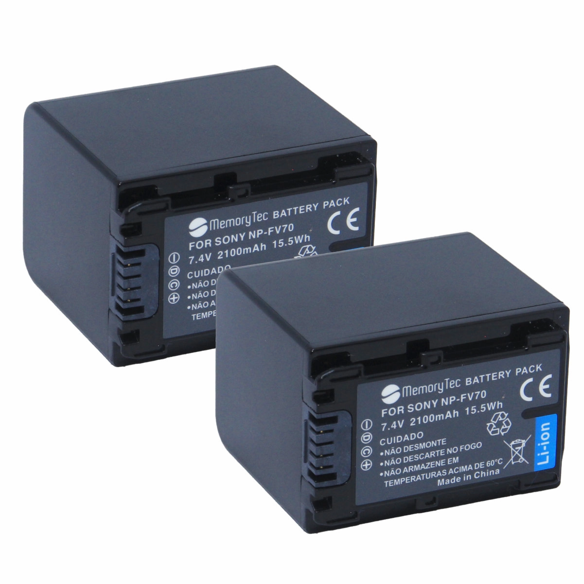 Kit 2 Baterias NP-FV70 para Sony