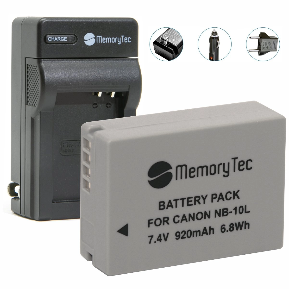 Kit 1 Bateria NB-10L + Carregador para Canon