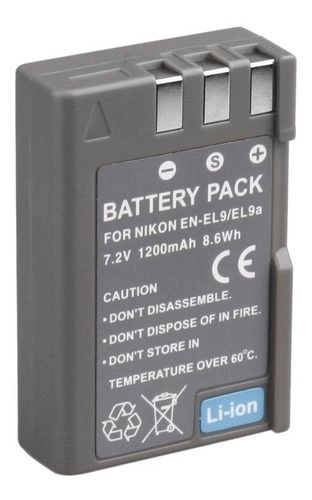 Kit 4 Baterias EN-EL9 + Carregador Duplo DL para Nikon