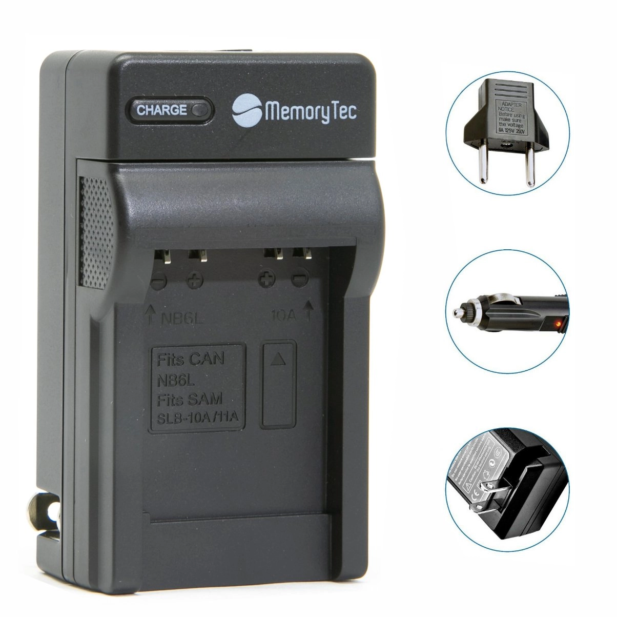 DC23 Carregador NB-6L / SLB-10A para Canon / Samsung