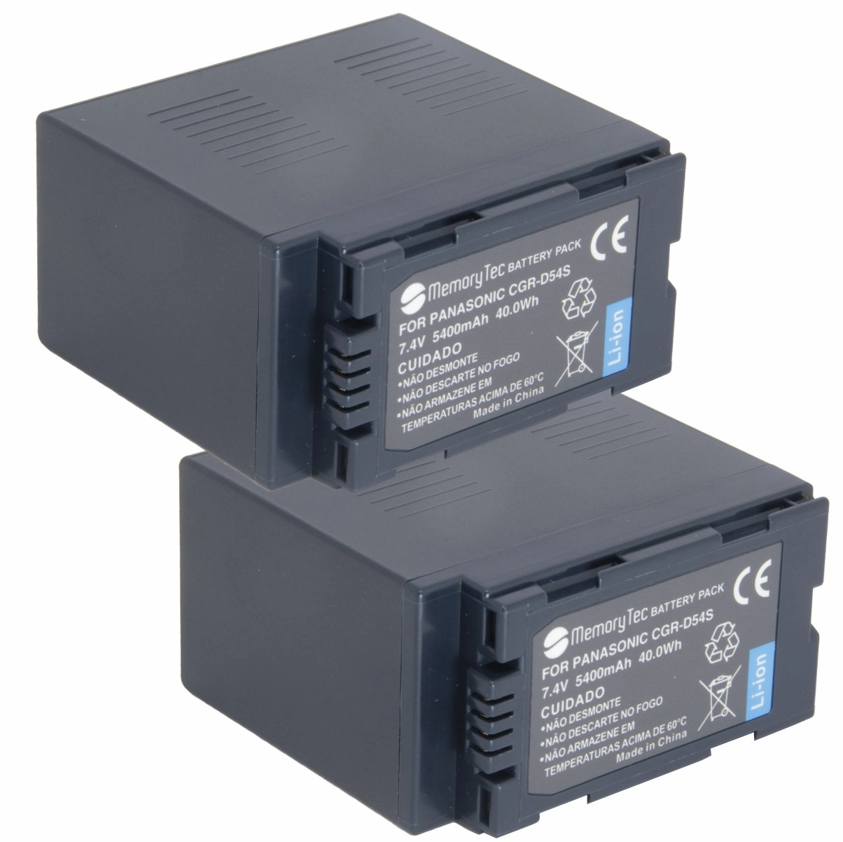 Kit 2 Baterias CGR-D54S para Panasonic