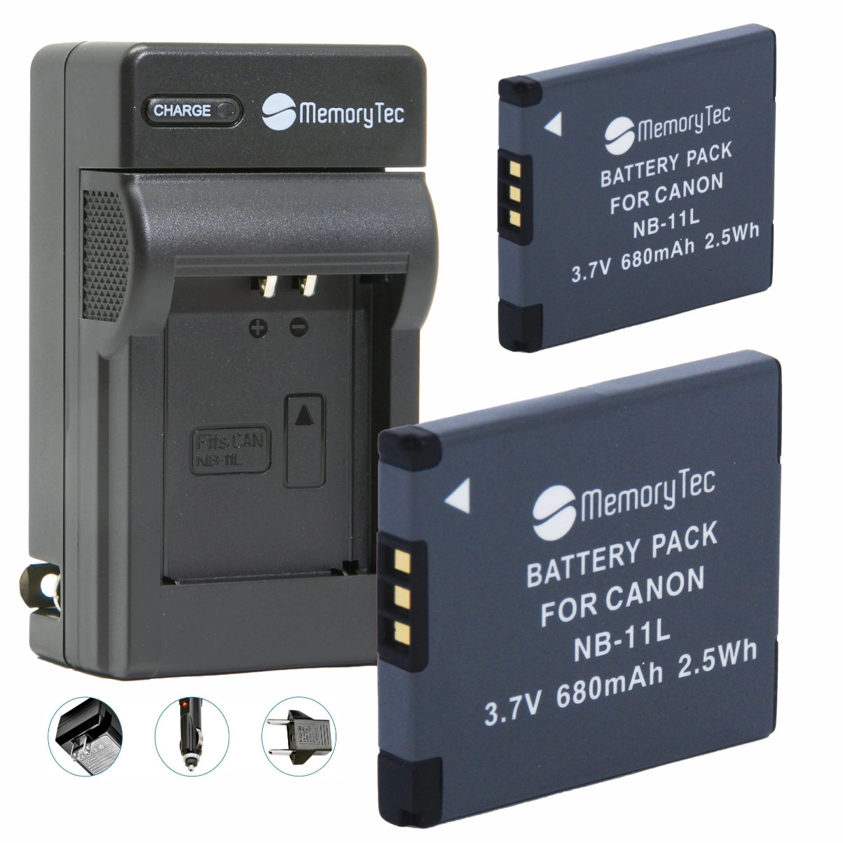 Kit 2 Baterias NB-11L + Carregador para Canon