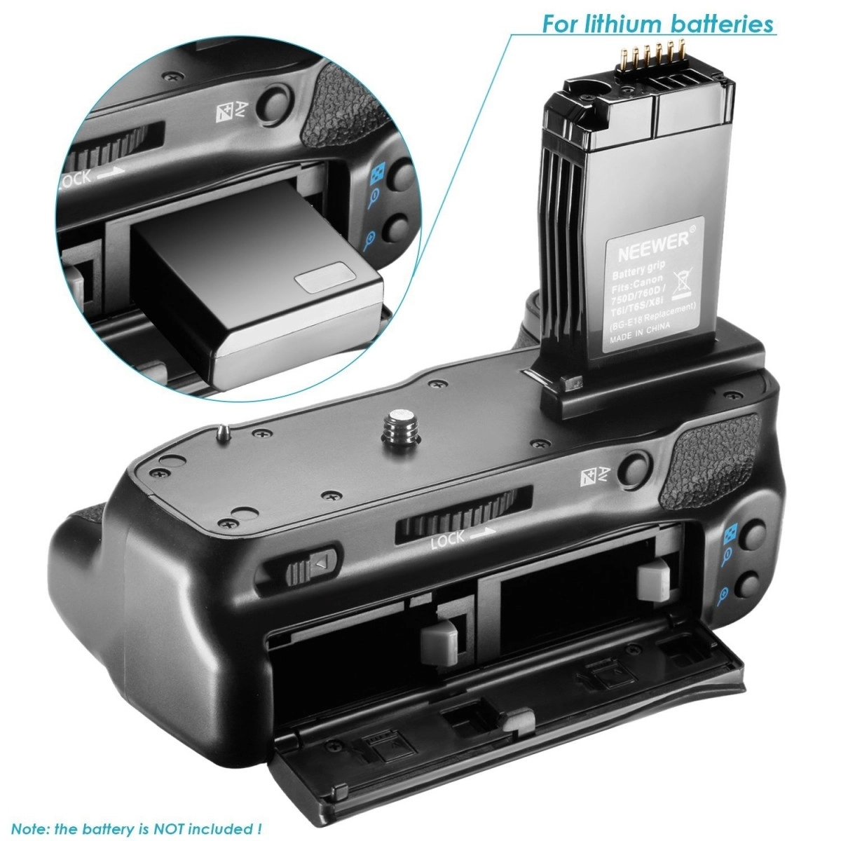 Kit Battery Grip BG-E18 + 2 Baterias LP-E17 + Carregador para Canon Kit Battery Grip BG-E18 + 2 Baterias LP-E17 + Carregador para Canon