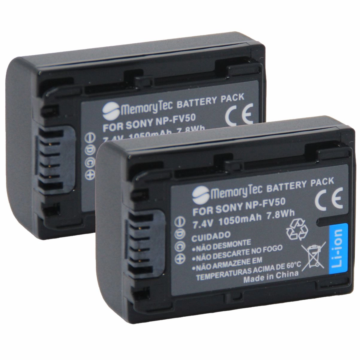 Kit 2 Baterias NP-FV50 para Sony