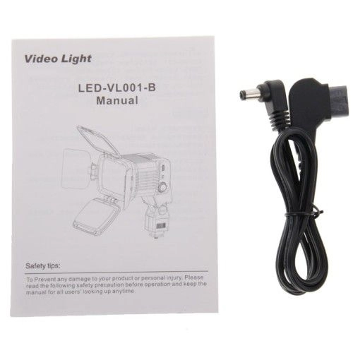 Kit Iluminador de LED Profissional LED-VL001B + 2 Baterias NP-F550 + Carregador Kit Iluminador de LED Profissional LED-VL001B + 2 Baterias NP-F550 + Carregador