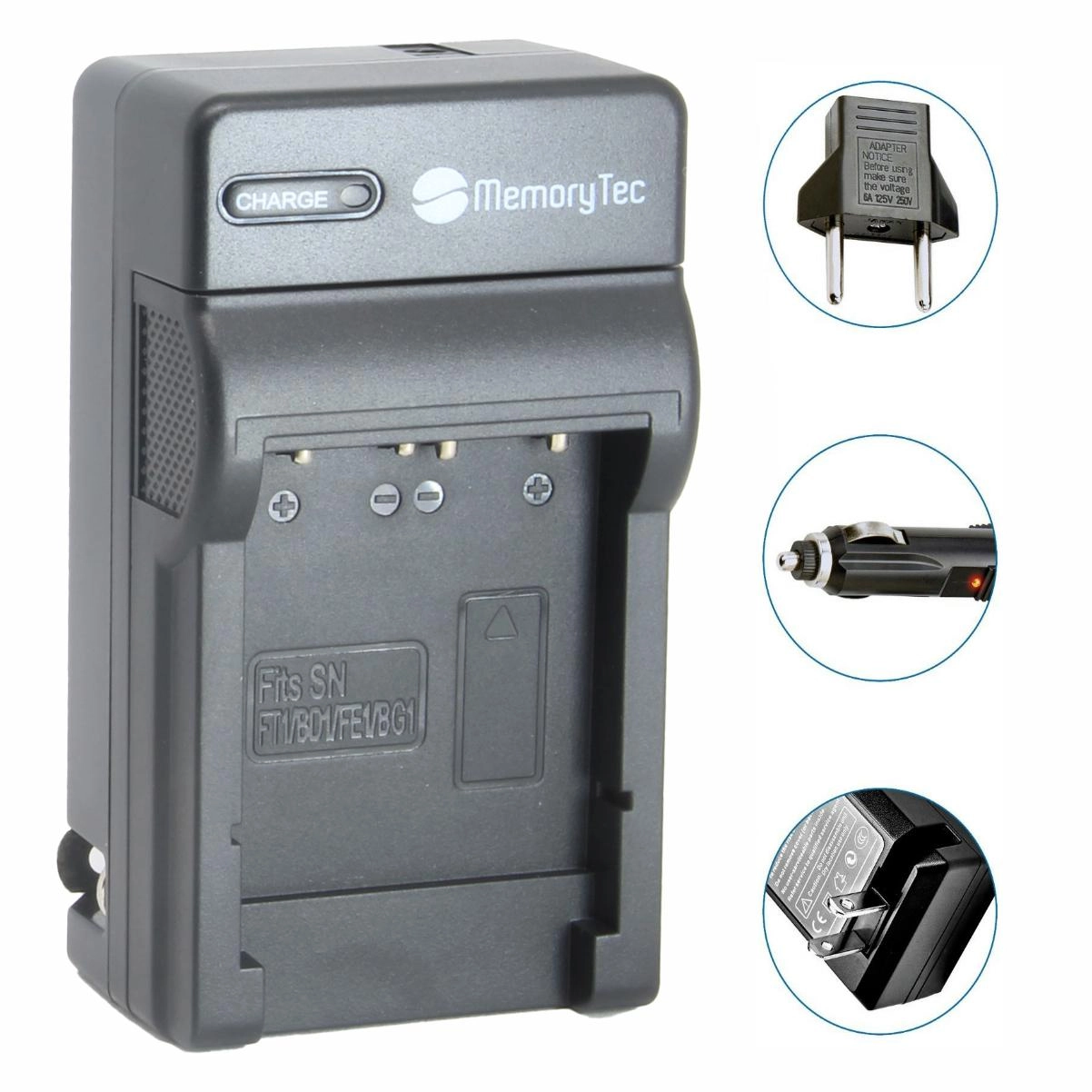 Kit 1 Bateria NP-BD1 FD1 + Carregador para Sony Kit 1 Bateria NP-BD1 FD1 + Carregador para Sony