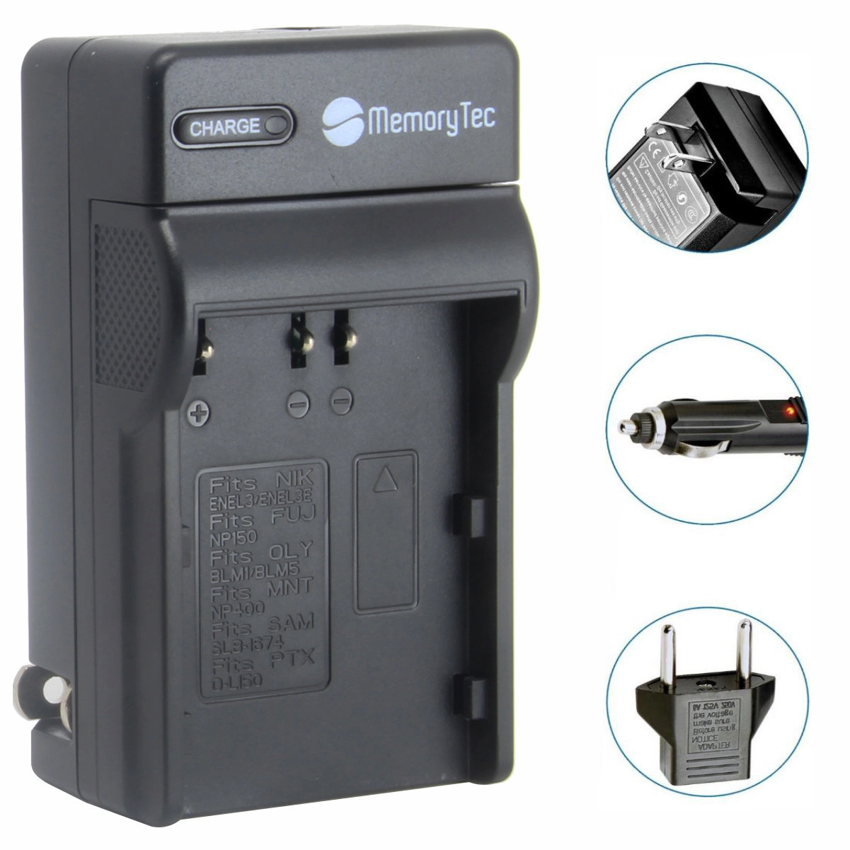 Kit 2 Baterias EN-EL3 + Carregador para Nikon Kit 2 Baterias EN-EL3 + Carregador para Nikon