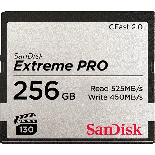 CFAST 256GB SANDISK EXTREME PRO 525MB/S