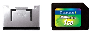 CARTAO MMC MOBILE TRANSCEND 1GB CARTAO MMC MOBILE TRANSCEND 1GB