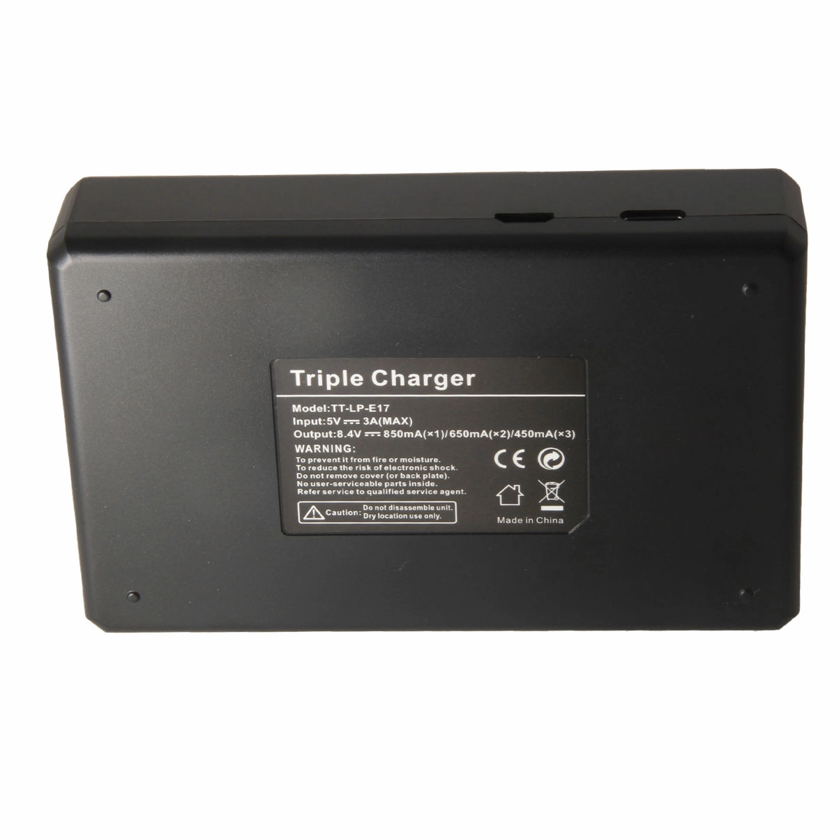 TT Carregador Triplo LP-E17 para Canon TT Carregador Triplo LP-E17 para Canon