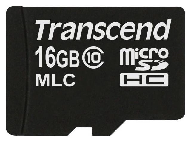 MICRO SD MLC 16GB Transcend TS16GUSDC10M