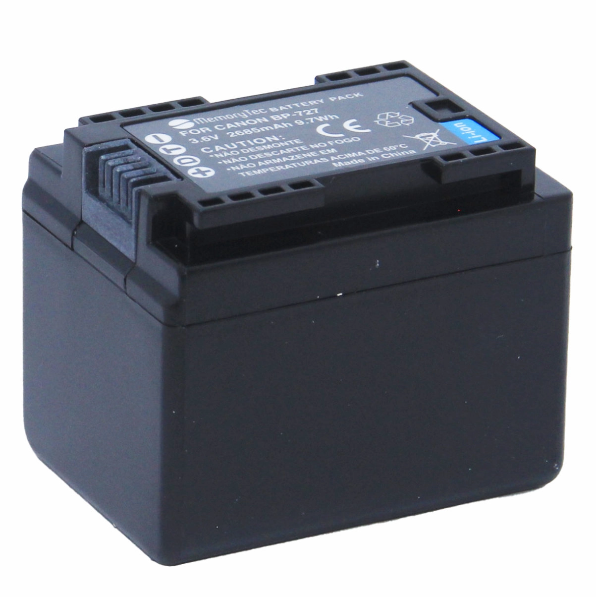 Kit 1 Bateria BP-727 + Carregador Duplo DL para Canon