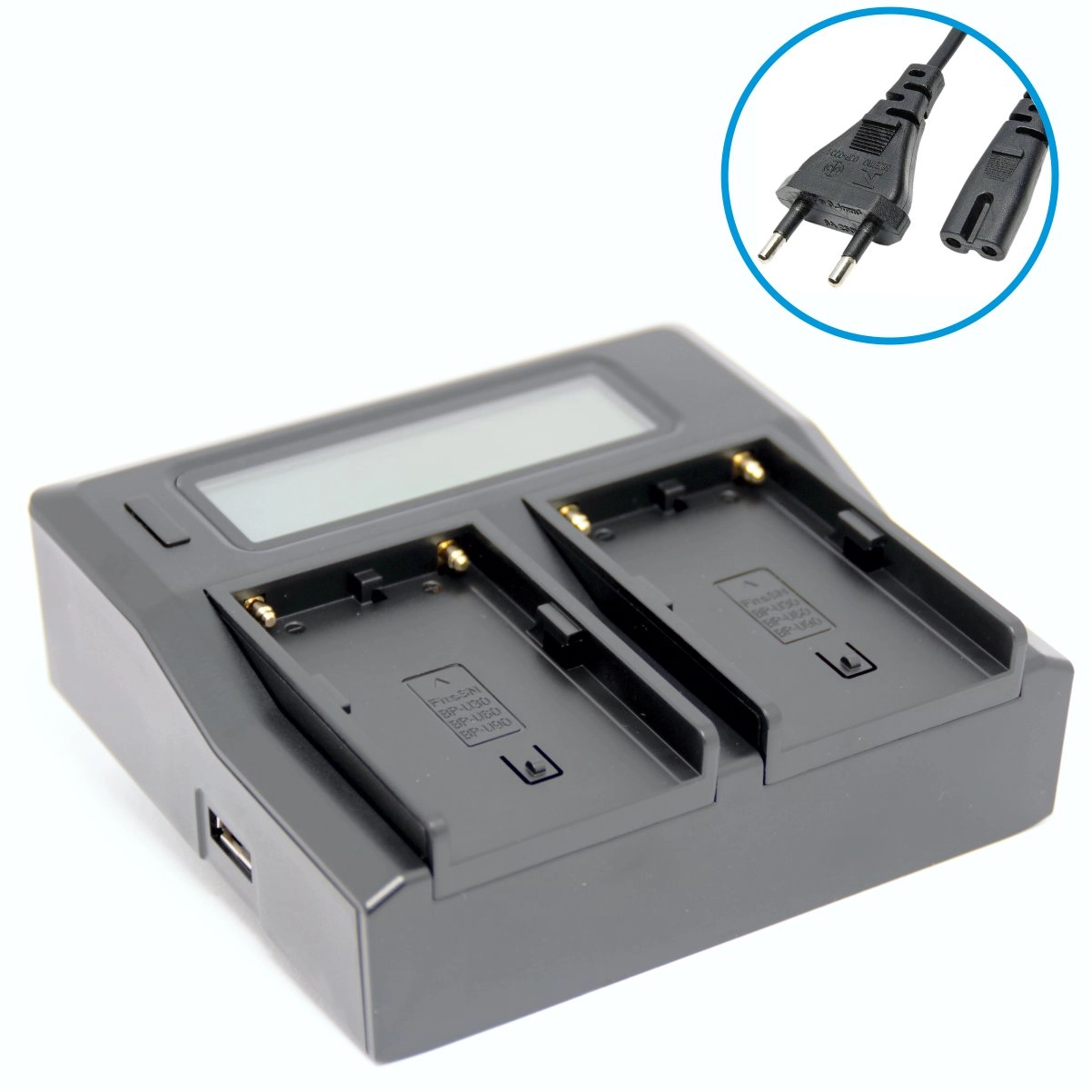 Kit 3 Baterias BP-U30 + Carregador Duplo para Sony Broadcast Kit 3 Baterias BP-U30 + Carregador Duplo para Sony Broadcast