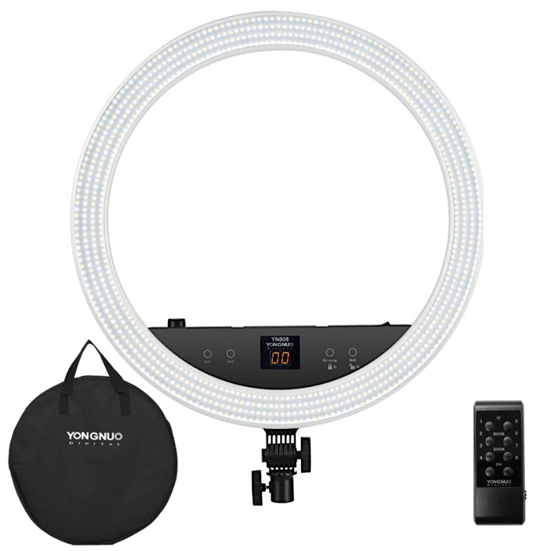 Iluminador de LED Profissional Yongnuo YN808 Iluminador de LED Profissional Yongnuo YN808