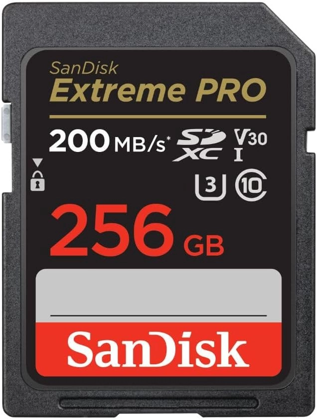 SDXC 256GB Sandisk EXTREME PRO 200MB/S