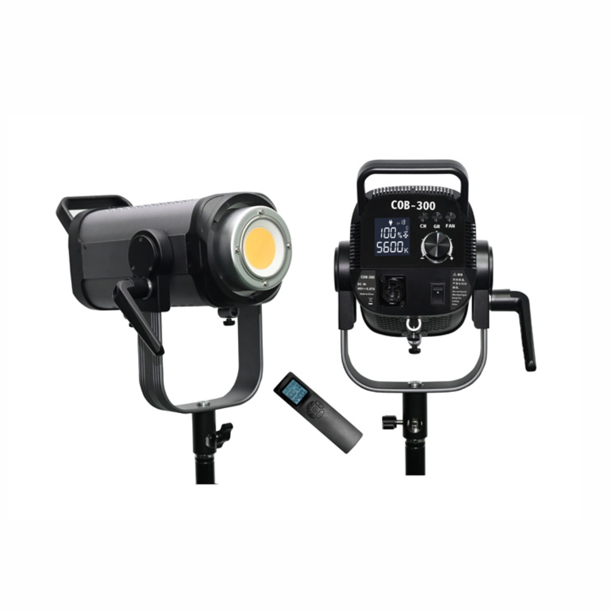 Iluminador Refletor Led COB 300W 5600K com controle remoto Iluminador Refletor Led COB 300W 5600K com controle remoto