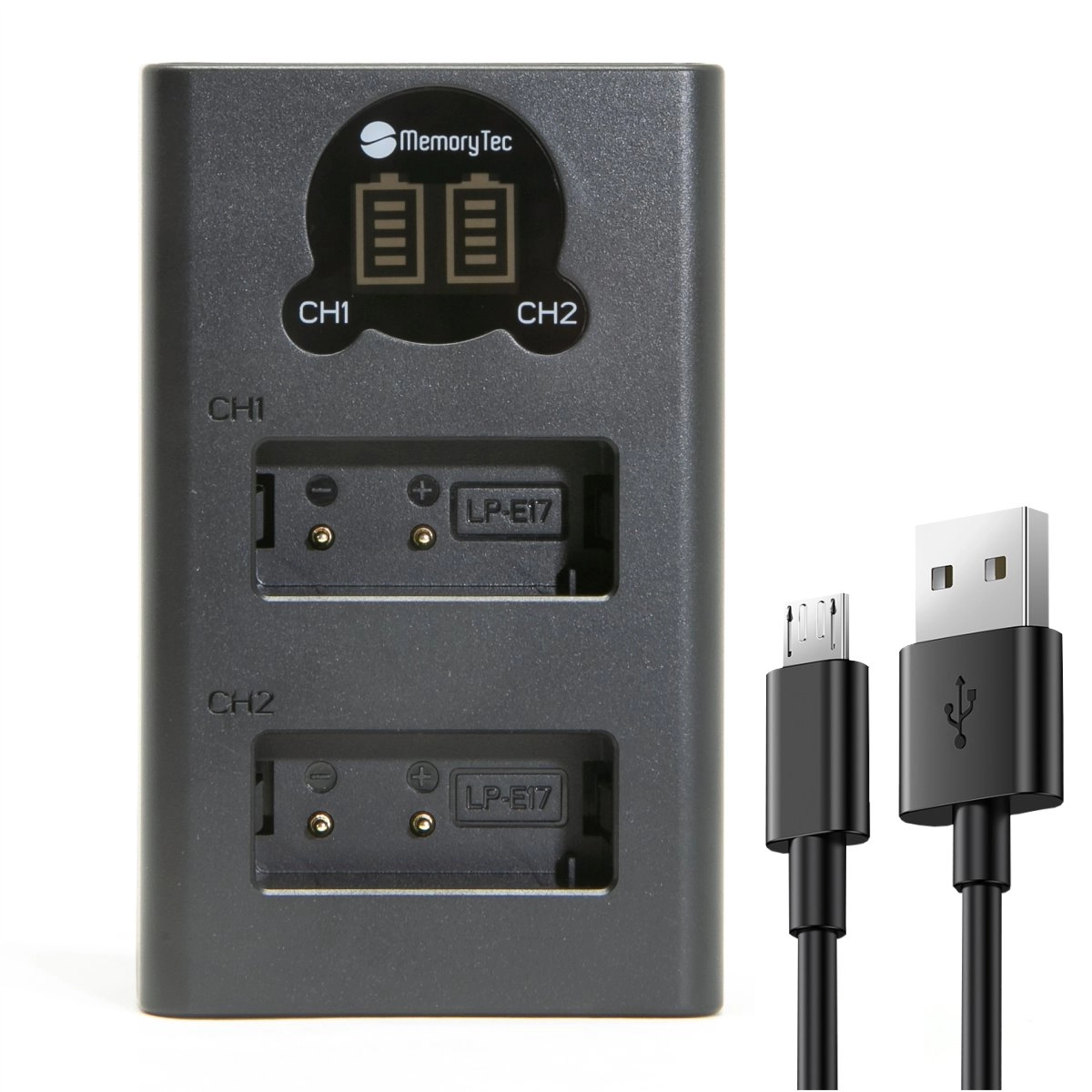 DL Carregador Duplo LP-E17 para Canon