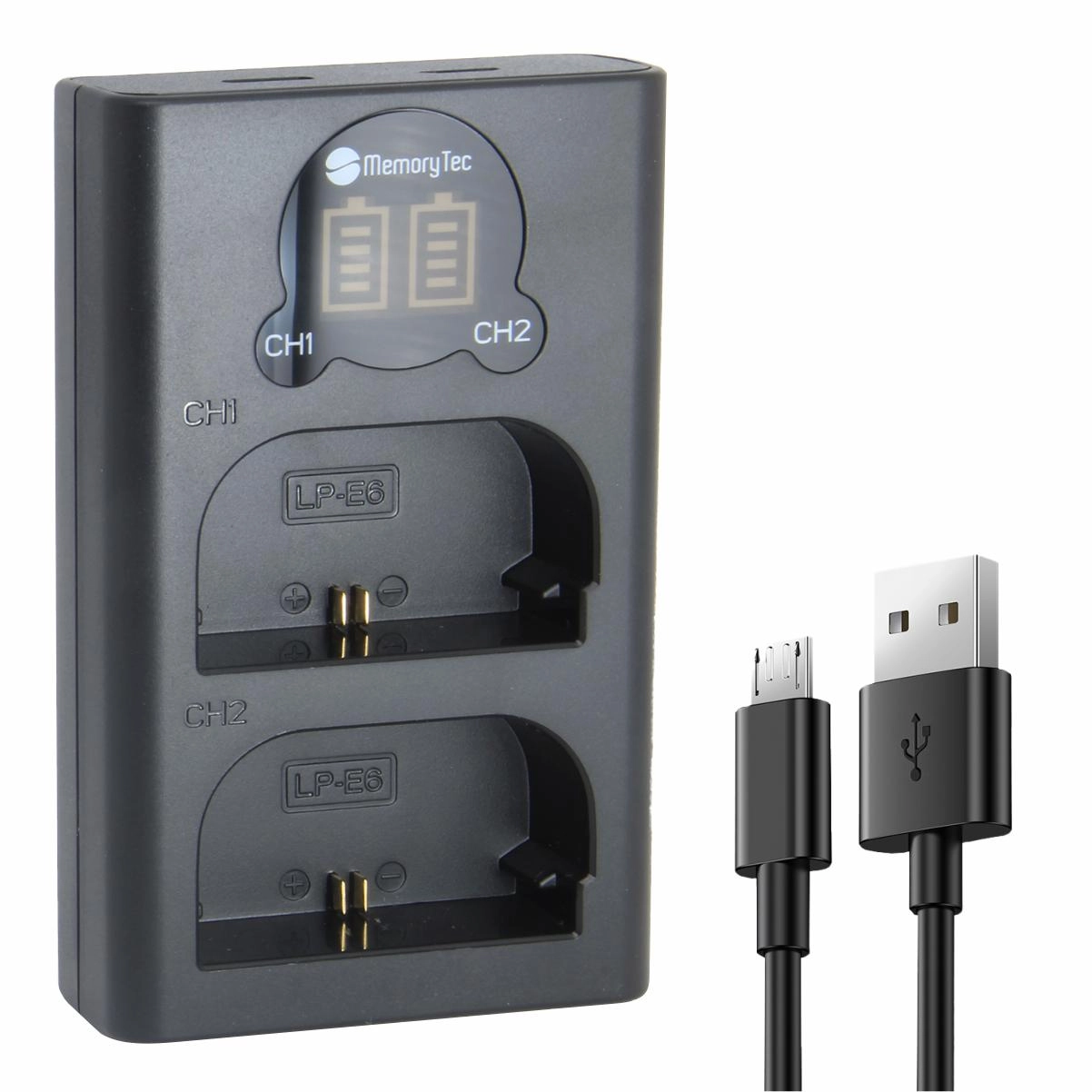 DL Carregador Duplo LP-E6 para Canon