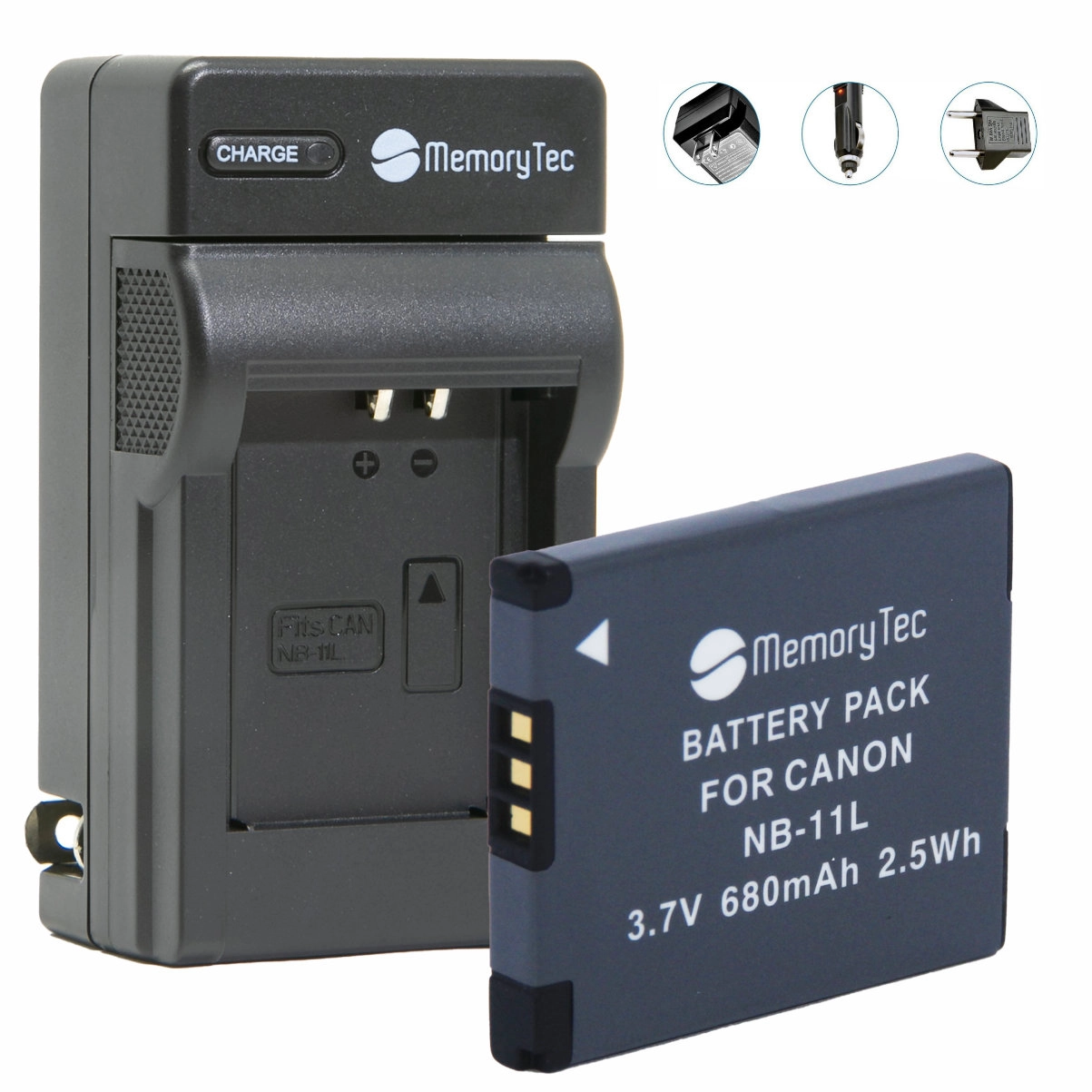 Kit 1 Bateria NB-11L + Carregador para Canon Kit 1 Bateria NB-11L + Carregador para Canon