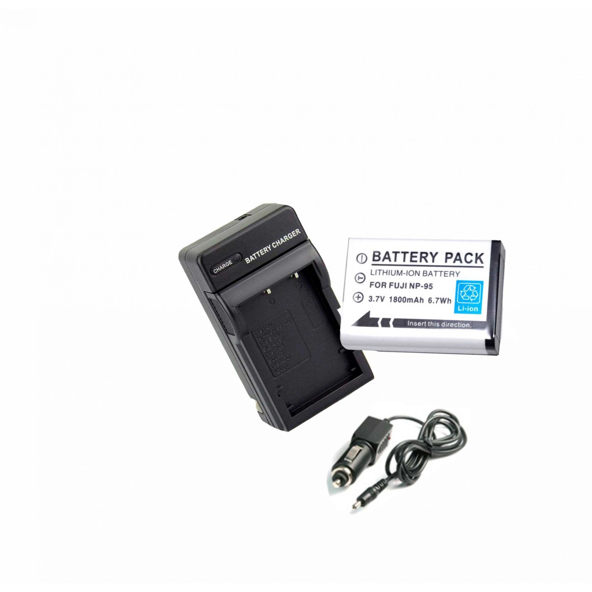 Kit 1 Bateria NP-95 + Carregador NP-40 para Fujifilm Kit 1 Bateria NP-95 + Carregador NP-40 para Fujifilm