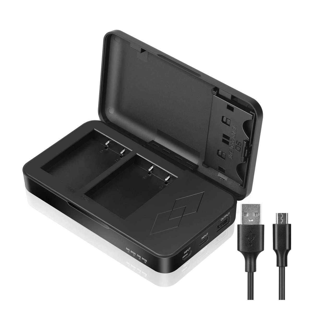 DB Carregador Duplo Case e Powerbank NP-FZ100 para Sony