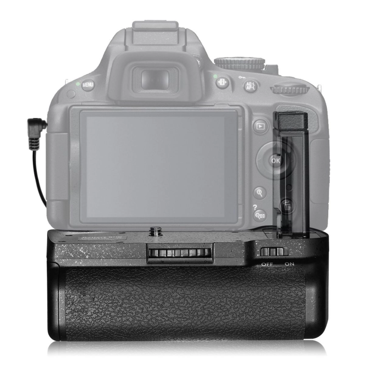 Kit Battery Grip 1100DH + 4 Baterias LP-E10 para Canon T5 / T6 / T7