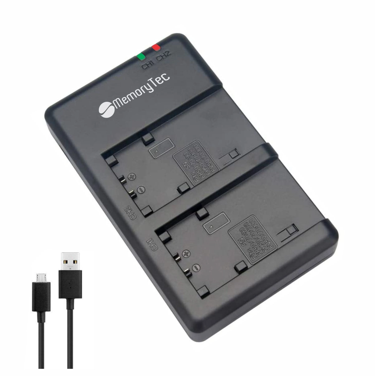 Kit 3 Baterias NP-FV100 + Carregador Duplo para Sony