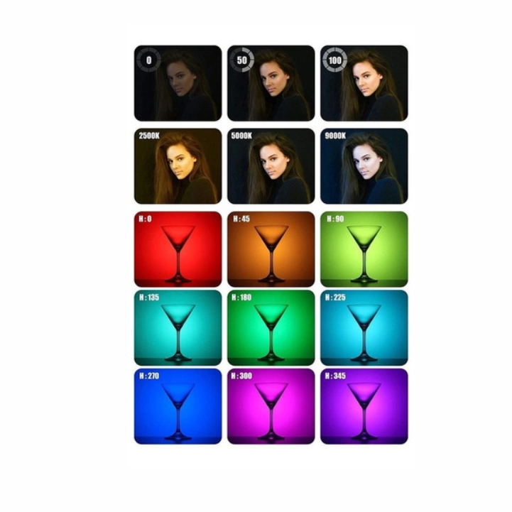 Mini Iluminador RGB-25 - Luz de Preenchimento