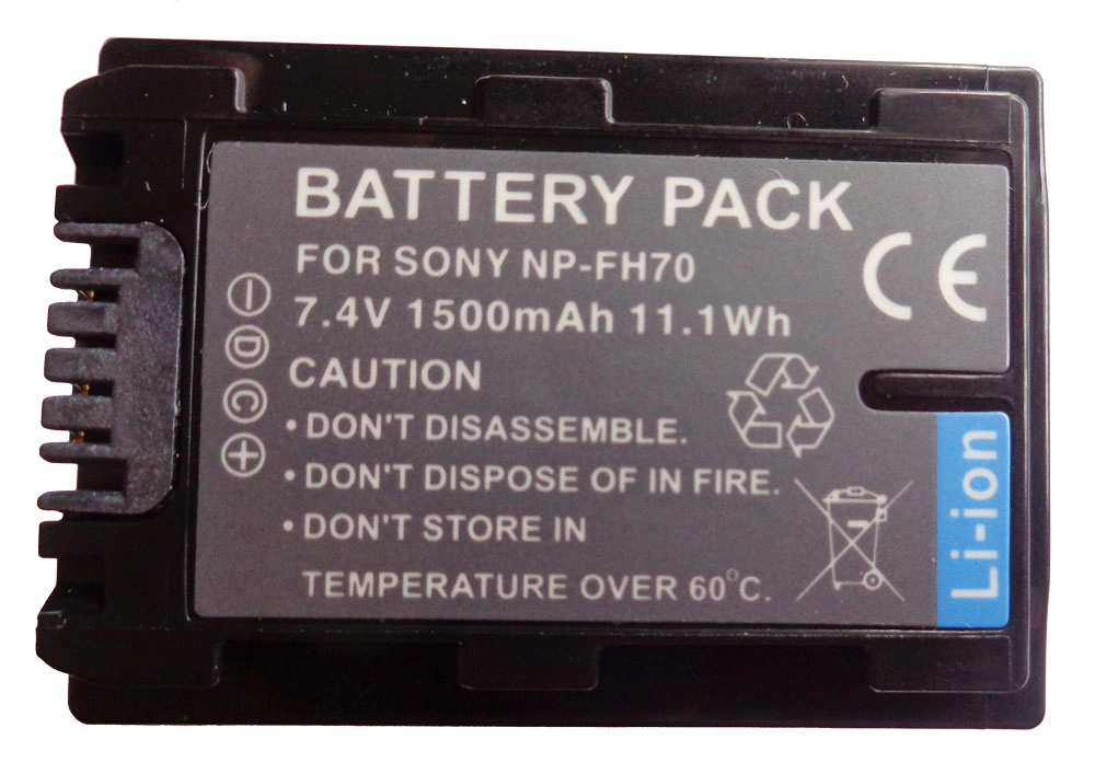 Kit 1 Bateria NP-FH70 + Carregador para Sony Kit 1 Bateria NP-FH70 + Carregador para Sony