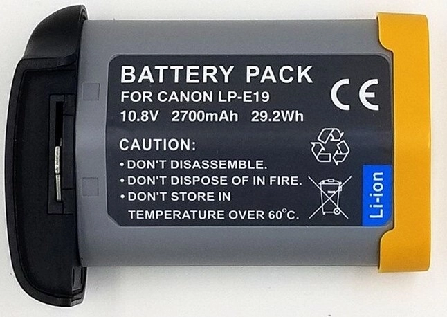 Kit 2 Baterias LP-E19 + Carregador Duplo DL para Canon