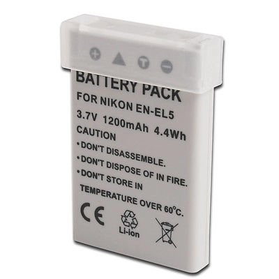 Kit 4 Baterias EN-EL5 + Carregador Duplo para Nikon Kit 4 Baterias EN-EL5 + Carregador Duplo para Nikon