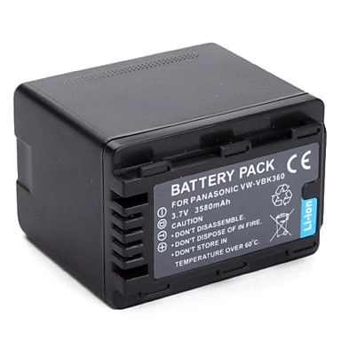 Kit 2 Baterias VW-VBK360 para Panasonic