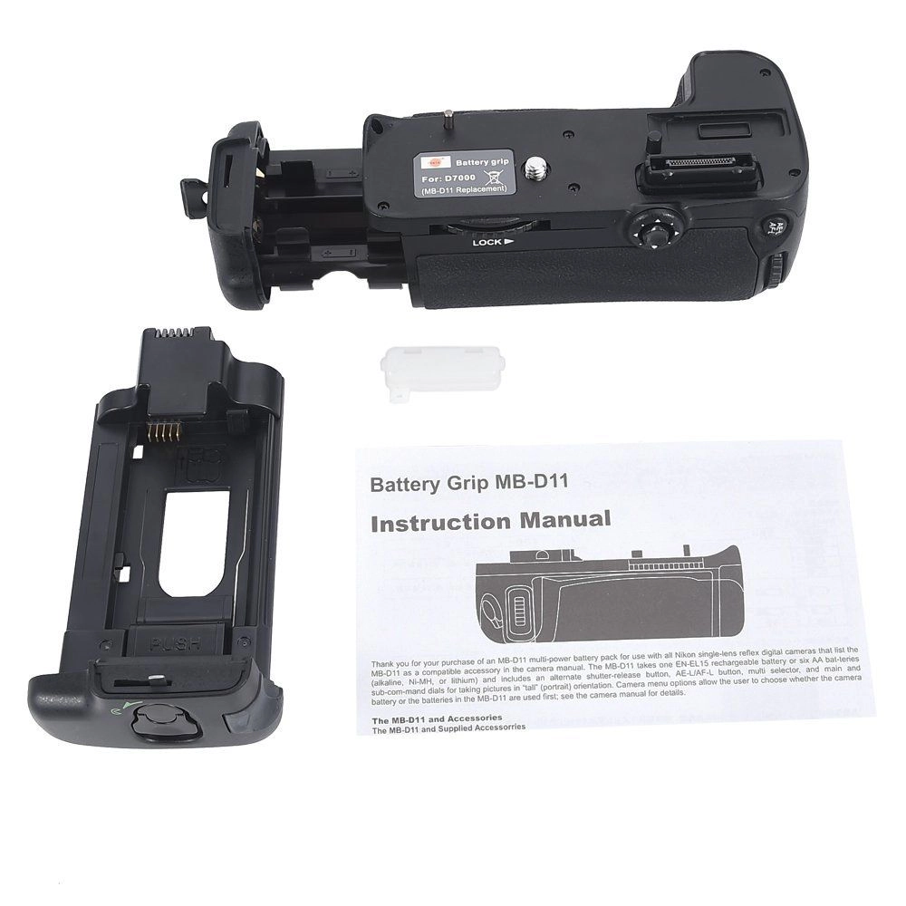 Kit Battery Grip MB-D11 + 2 Baterias EN-EL15 + Carregador para Nikon