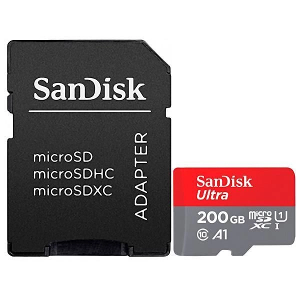 MICRO SDXC 200GB Sandisk ULTRA 100MBS