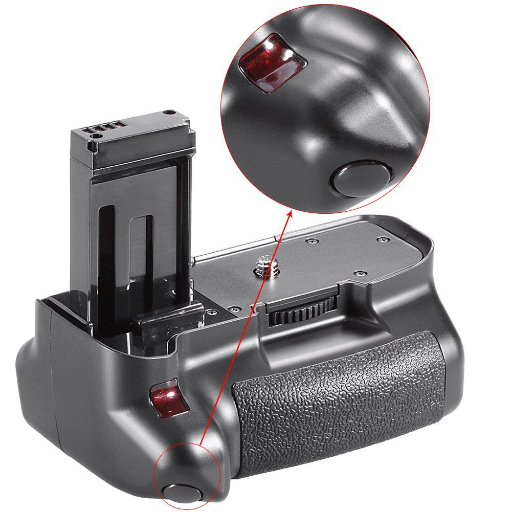 Kit Battery Grip 100DH + 2 Baterias LP-E12 + Carregador Duplo DL para Canon SL1