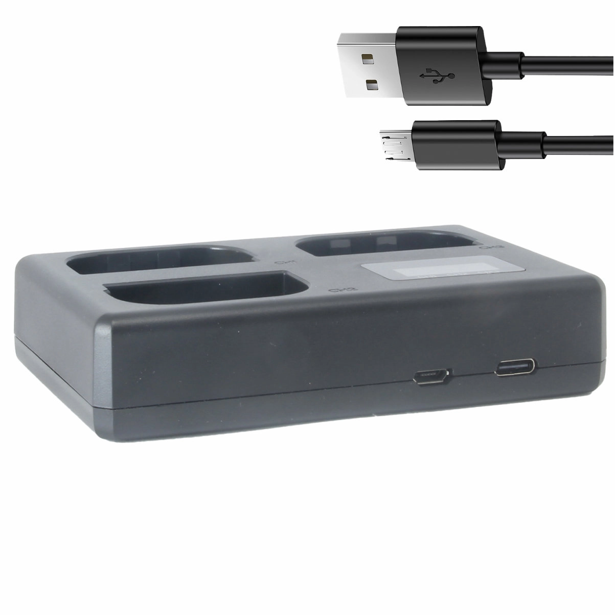 TT Carregador Triplo LP-E6 para Canon TT Carregador Triplo LP-E6 para Canon