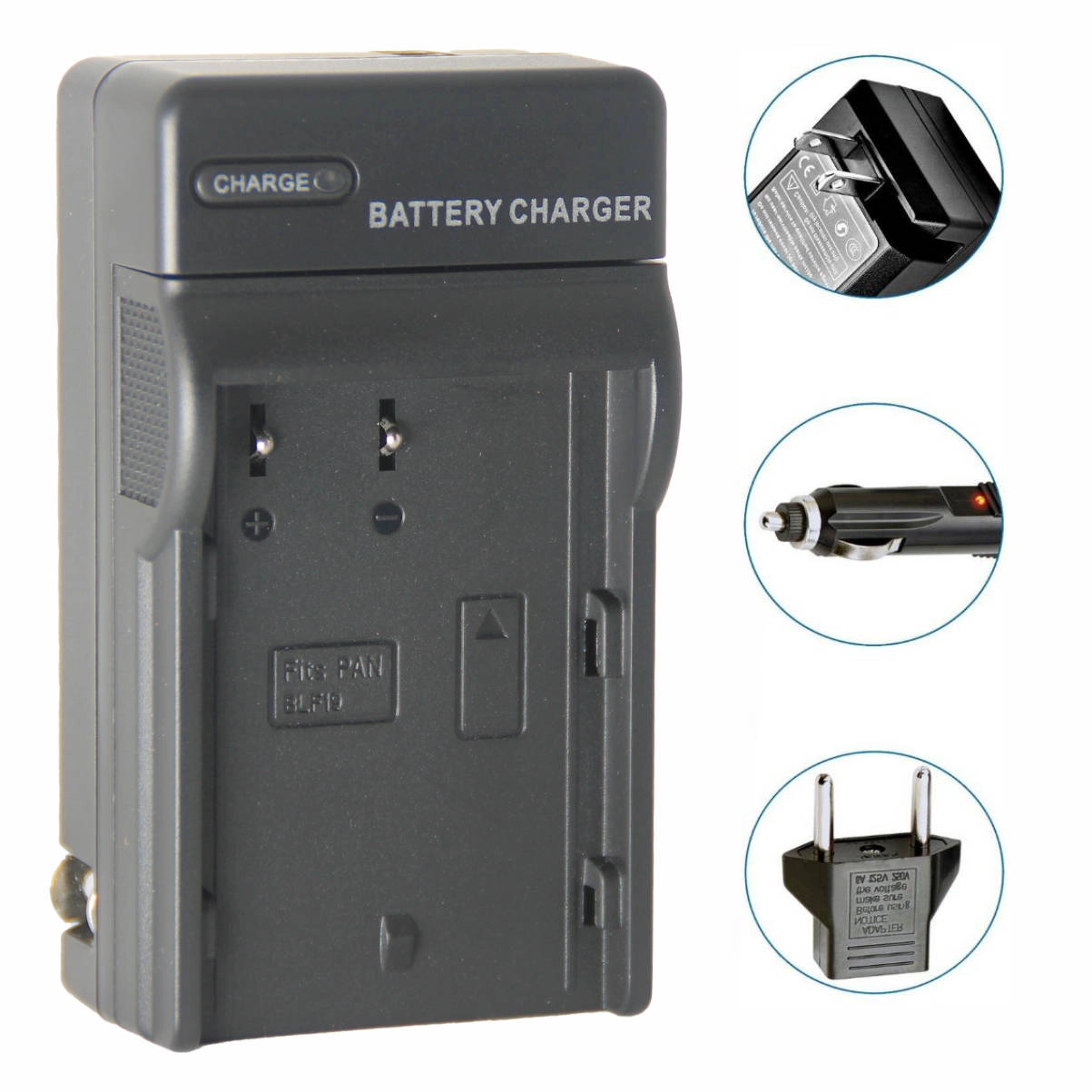 Kit 2 Baterias DMW-BLF19E + Carregador para Panasonic