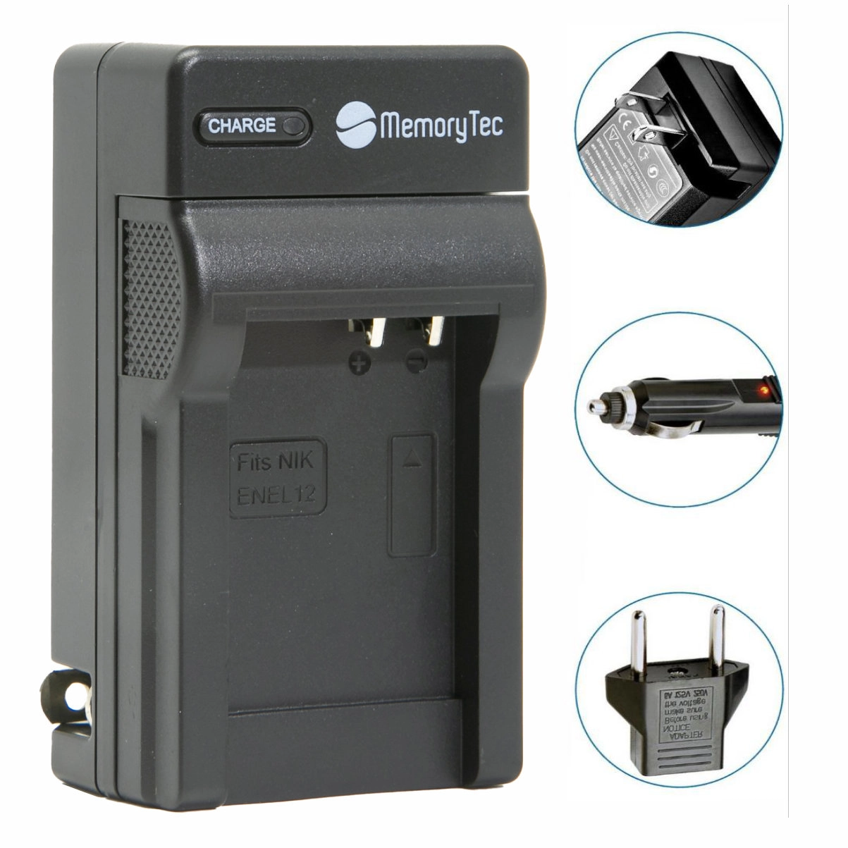 Kit 2 Baterias EN-EL12 + Carregador para Nikon