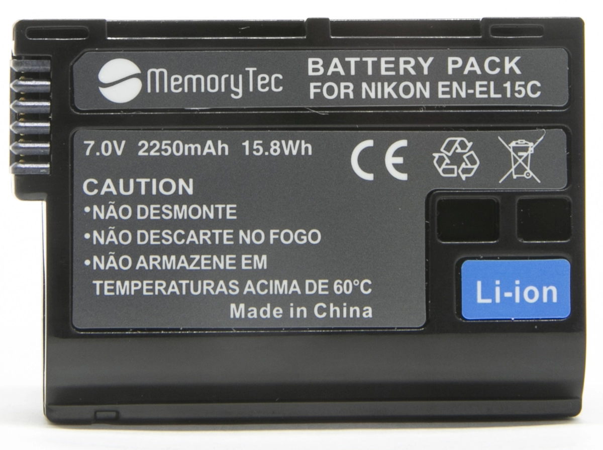 Kit Battery Grip Mb-d15 + 1 Bateria EN-EL15C Para Nikon Kit Battery Grip Mb-d15 + 1 Bateria EN-EL15C Para Nikon