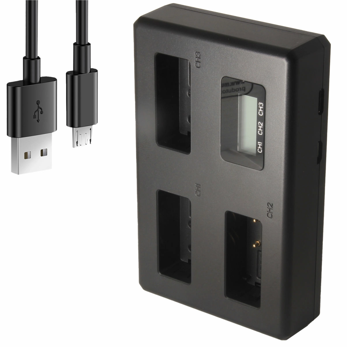 TT Carregador Triplo LP-E17 para Canon TT Carregador Triplo LP-E17 para Canon