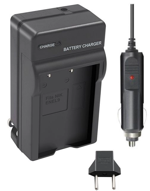 Kit 2 Baterias EN-EL9 + Carregador para Nikon Kit 2 Baterias EN-EL9 + Carregador para Nikon