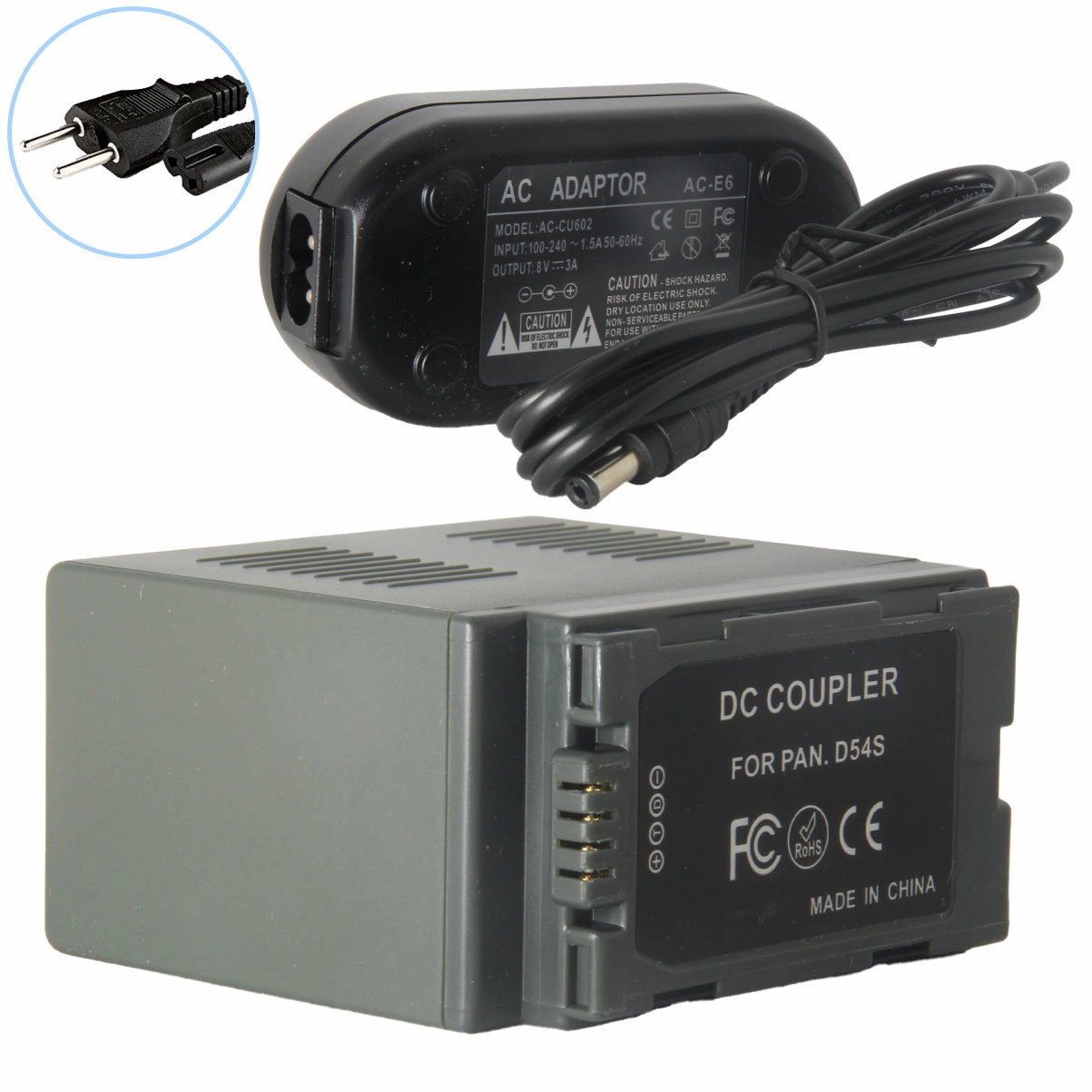 Adaptador Dummy TOMADA D54S para Panasonic Adaptador Dummy TOMADA D54S para Panasonic